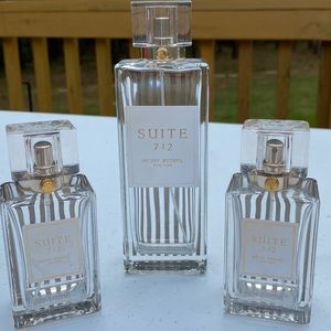 Henri Bendel empty suite 712 Perfume bottles